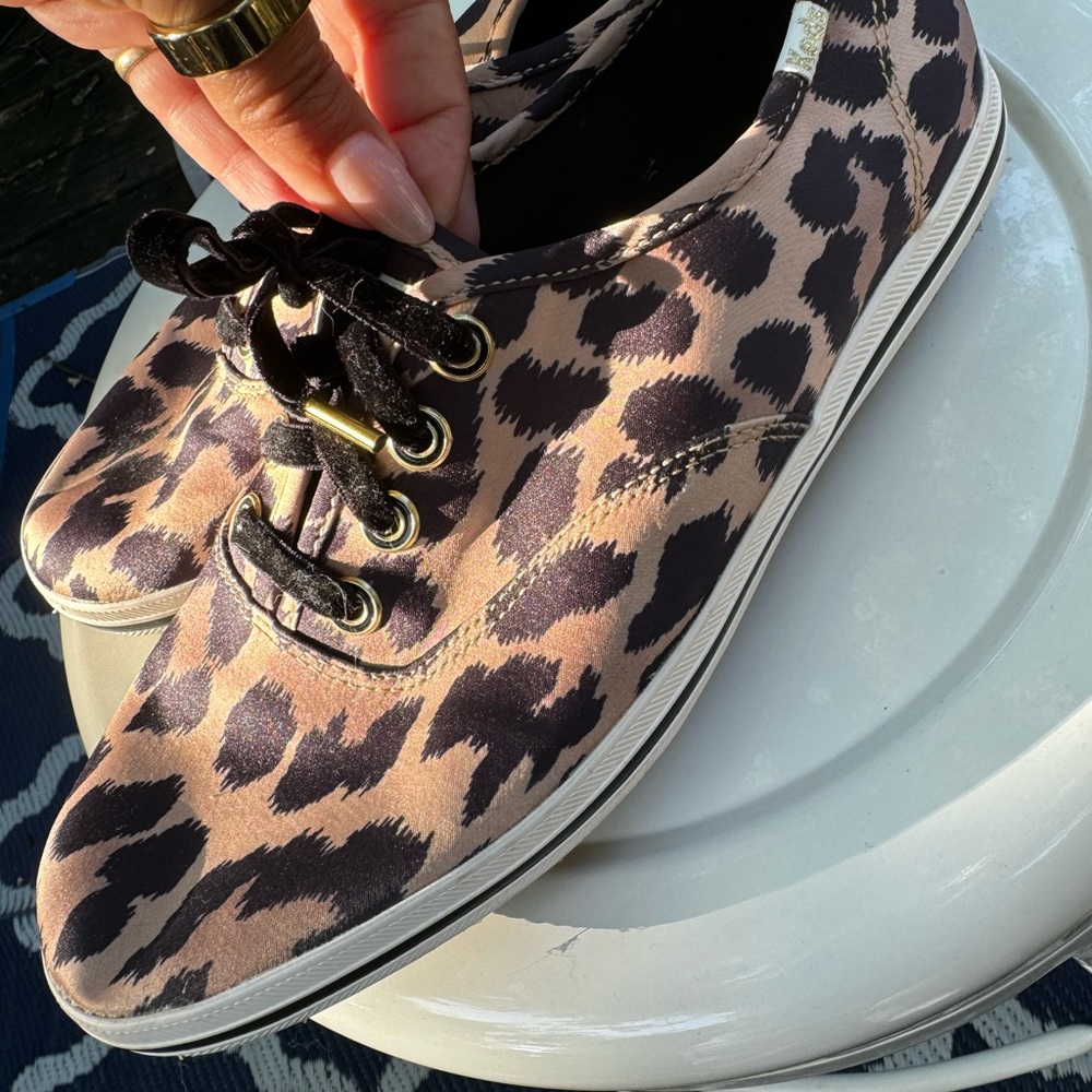 Keds x Kate Spade Leopard print sneakers